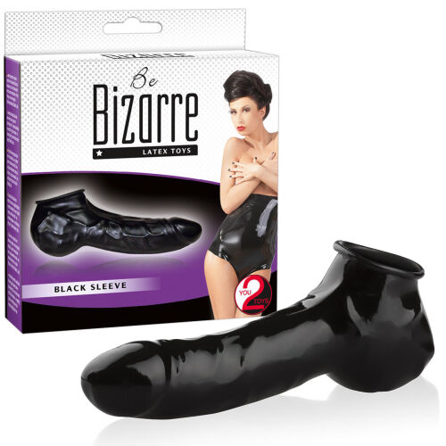 FEKETE LATEX PÉNISZKÖPENY- DSR 0529109