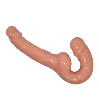 Önállóan hordozható strap-on kettős dildo párok számára pegginghez 25 cm - 70266474 - 6