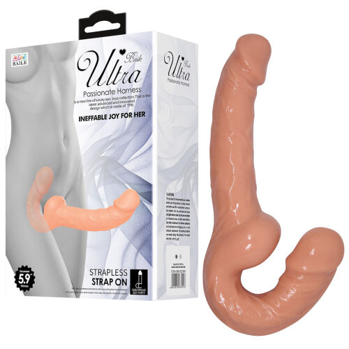 Önállóan hordozható strap-on kettős dildo párok számára pegginghez 25 cm - 70266474