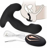 PROSTATA MASSZIROZÓ ANÁLIS VIBRÁTOR 12 SZEX FUNKCIÓ + TÁVIRÁNYITÓ - 76373262 - 5