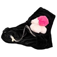 Pliüss felfújható pénisszel ellátott alsónadrág vicces ajándék - 78361430 - 2