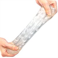 Rugalmas zselés maszturbátor kiemelkedésekkel férfiaknak 13 cm - 76514898 - 5