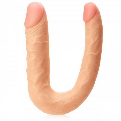Kettős testszínű dildó, két pénisz, anál szex 36 cm LGBT - 71686407