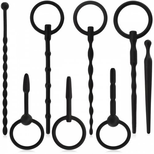 Szilikon dilátor 8 darab - készlet húgycső ingerlésére - 75750455