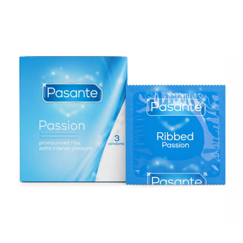 Pasante Passion bordázott óvszer 3db - 71600048