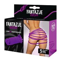 Tartós lila BDSM kötél 100% pamut 5m - 78876133 - 3