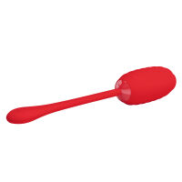Pirosszínű vibráló tojás hüvelyi stimulációhoz 12 funkcióval - 78555290 - 2