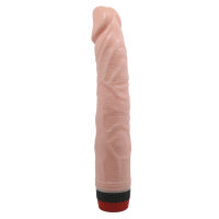 Klasszikus vibrátor, valósághű pénisz, folyékony vibrációval, 22 cm - 79141754 - 4