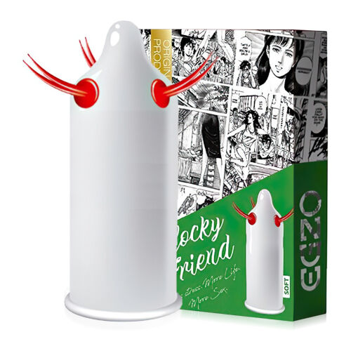 EGZO Cocky Friend bordázott, stimuláló óvszer - 74677958