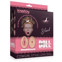 Realisztikus szexbaba 98 cm 3 nyílással barna – 77973647 - 3