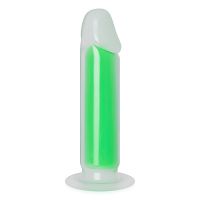Zöld fluoreszkáló dildo pénisz 22 cm világít a sötétben - 70748179 - 2