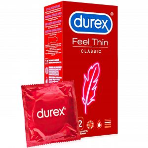 Durex Feel Thin Classic vékony óvszerek 12 db - 71681659