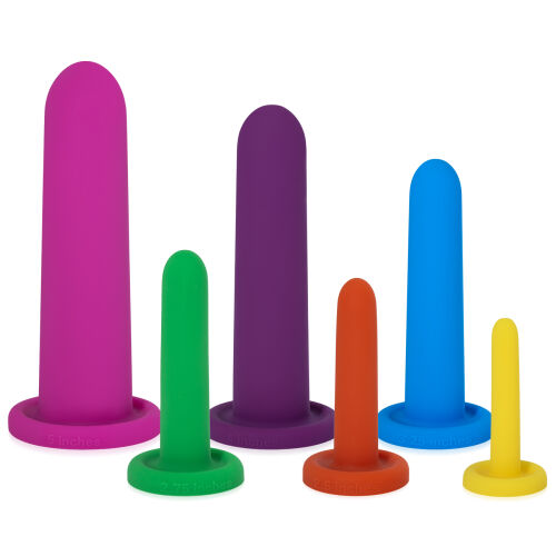 6 darab színes dilátor készlet nőknek Kegel-edzéshez - 79333084