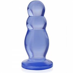 Nagy zselés anál dugó, nagy dildo, max átmérő 6 cm - 70564008