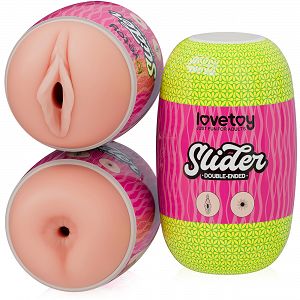 Kétoldalas maszturbátor férfiaknak testszínű hüvely és ánusz - 79165428