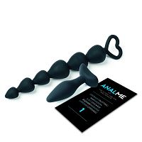 Anális szett pároknak erotikus játék dugó + gyöngyök - 74020151 - 2