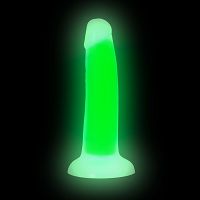 Zöld fluoreszkáló dildo pénisz 14 cm világít a sötétben - 74750883 - 2