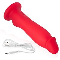 Realisztikus rugalmas vibrátor kiemelkedéssel 9 funkcióval 18 cm - 78328195 - 2