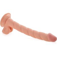 HAJLÉKONY DILDÓ TAPADÓ KORONGON HOSSZÚ 32 CM REÁLIS HÍMVESSZŐ - 72882164 - 3