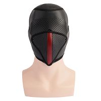 Bőrmaszk szemellenzővel BDSM ülésekhez és jelenetjátszáshoz - 77039546 - 4