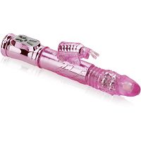 GÉL VIBRÁTOR TÖLTŐVEL – ROTÁCIÓS- CSÚSZÓ PILLANGÓVAL - 78717638 - 2