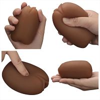 Kétoldalú maszturbátor férfiaknak barna vagina és ánusz - 76260979 - 4