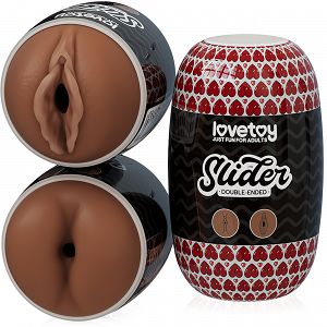 Kétoldalú maszturbátor férfiaknak barna vagina és ánusz - 76260979