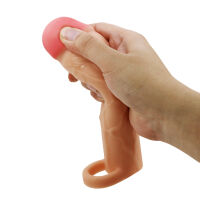 Testszerű élethű pénisznövelő hüvely + 5 cm - 73833366 - 5