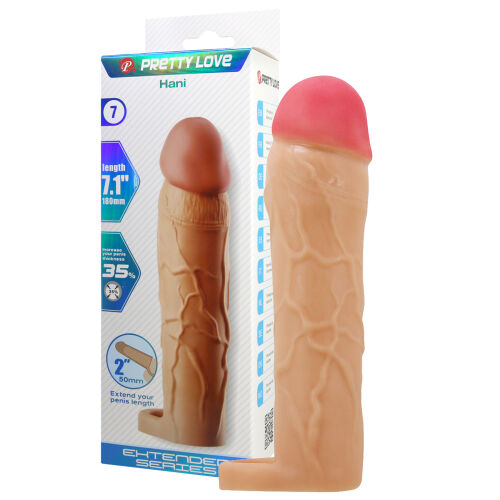 Testszerű élethű pénisznövelő hüvely + 5 cm - 73833366