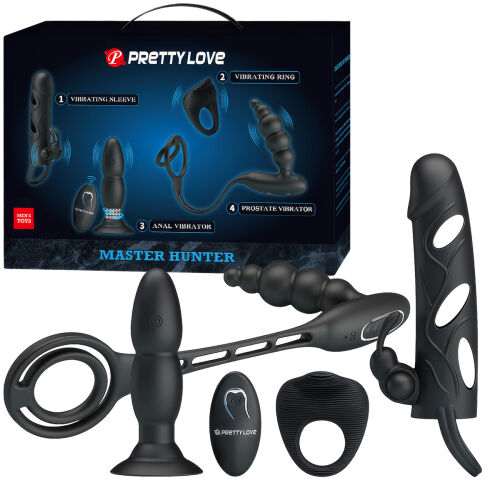 4 részes erotikus gadget szett férfiaknak - 79563451