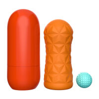 Narancssárga férfi maszturbátor szuper stimuláció művaginával - 77672842 - 6