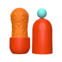 Narancssárga férfi maszturbátor szuper stimuláció művaginával - 77672842 - 3