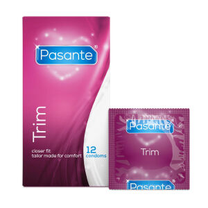 Pasante Trim szorosabb óvszerek jobb illeszkedés 12 db - 78520239