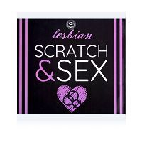 Scratch & Sex Leszbikus erotikus kaparós kártya játék LGBT pozíciókkal - 70656981 - 3