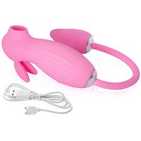 Nyuszika szívó stimulátorral és rezgő tojással - 77453271 - 5