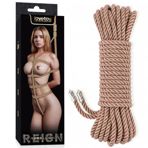 Rebellion bézs kötél a bondage BDSM-hez 10 m - 77126084