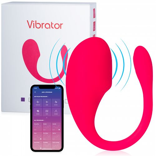 Sziilikon rezgő tojás 9 programmal + alkalmazás - 72390862