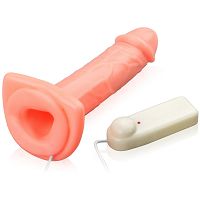Vibráló üres péniszprotézis dildó strap-on 9 cm-rel meghosszabbítja – 78108380 - 3