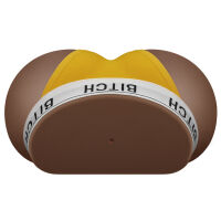 Barna, valósághű, művaginával és végbélnyílással ellátott bugyi Streetgirl - 79628224 - 2