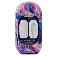 Rugalmas maszturbátor férfiaknak bütykökkel 13 cm - 73200690 - 3