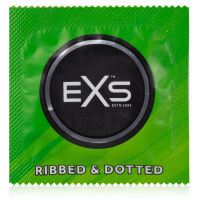 EXS RIBBED & DOTTED bordázott és pontozott óvszer 12 db - 78886149 - 5