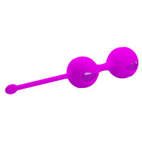 Lila színű geisha golyók Kegel-izom edzéshez 16,3 cm - 73022846 - 2