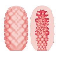 Rugalmas zselés maszturbátor golyókkal férfiaknak, 9 cm - 77780088 - 3