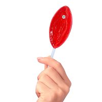 Eper ízű nyalóka vagina alakban vicces ajándék - 75192835 - 3