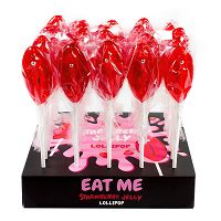 Eper ízű nyalóka vagina alakban vicces ajándék - 75192835 - 2