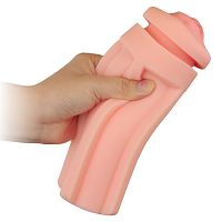 Lágy, realisztikus ajkak és mély torok egy Cream Ale maszturbátor dobozban - 78692141 - 8