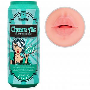 Lágy, realisztikus ajkak és mély torok egy Cream Ale maszturbátor dobozban - 78692141