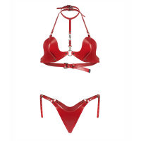 Obsessive Inferro vörös melltartó és tanga szett - 74564042 - 2