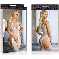 MEGHÓDITÓ EROTIKUS KEZESLÁBAS BÁLYOS CSIPKÉBŐL BODYSTOCKING – 72567732 - 3