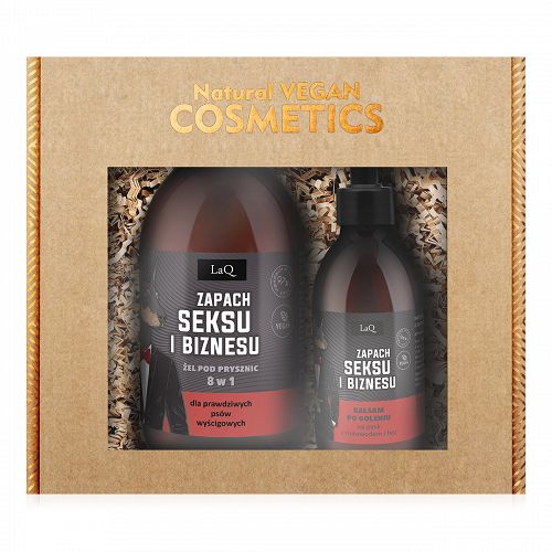 A Szex és üzlet illata - férfiaknak szánt készlet tusfürdővel és balzsammal - 74762308